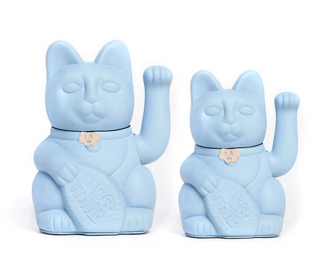 Japansk lykkekatt - lyseblå