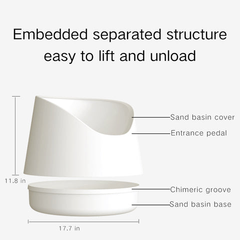 Cat Litter Box (Snow Mountain)