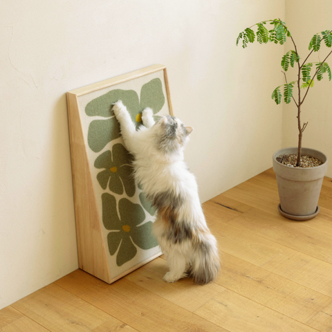 Art Poster Scratcher - Grønn blomst