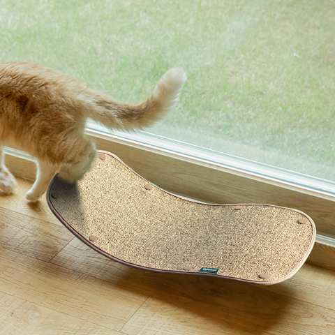 Cat wave window seat (beige)