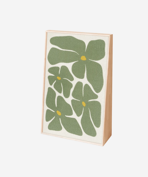 Art Poster Klorebrett - Grønn blomst