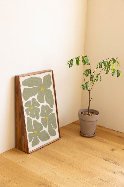 Art Poster Scratcher - Grønn blomst