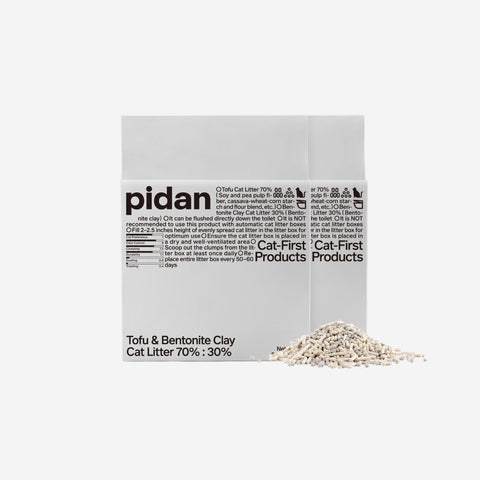 Pidan Tofu og Bentonitt Kattesand