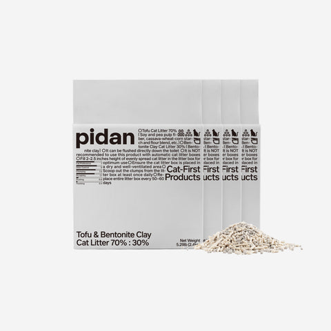 Pidan Tofu og Bentonitt Kattesand